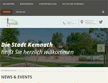 Tablet Screenshot of kemnath.de